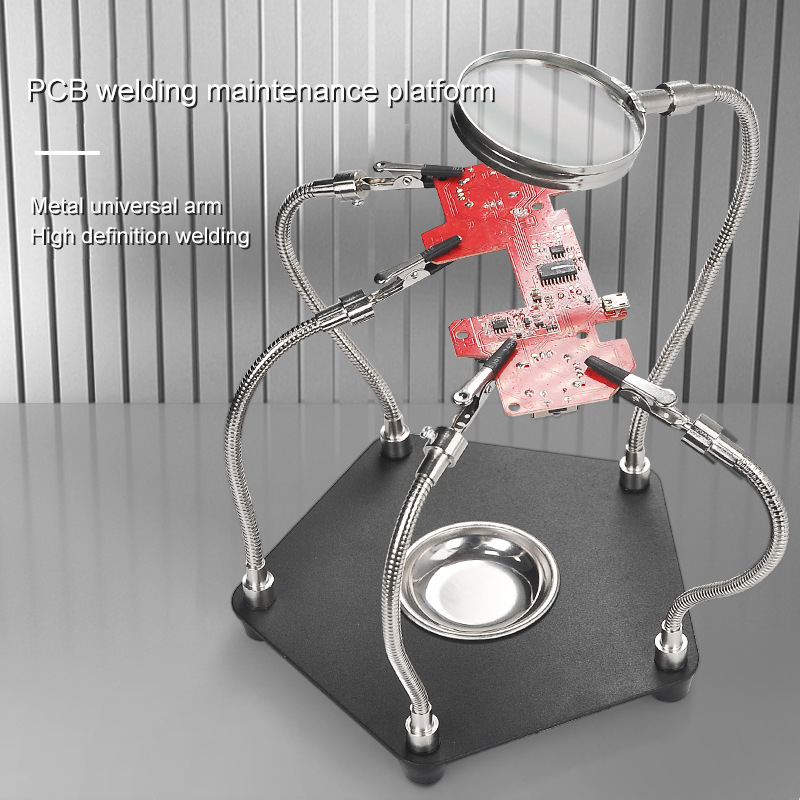 Pcb Holder Clamp - Helping Hands Soldering Clamp Station with