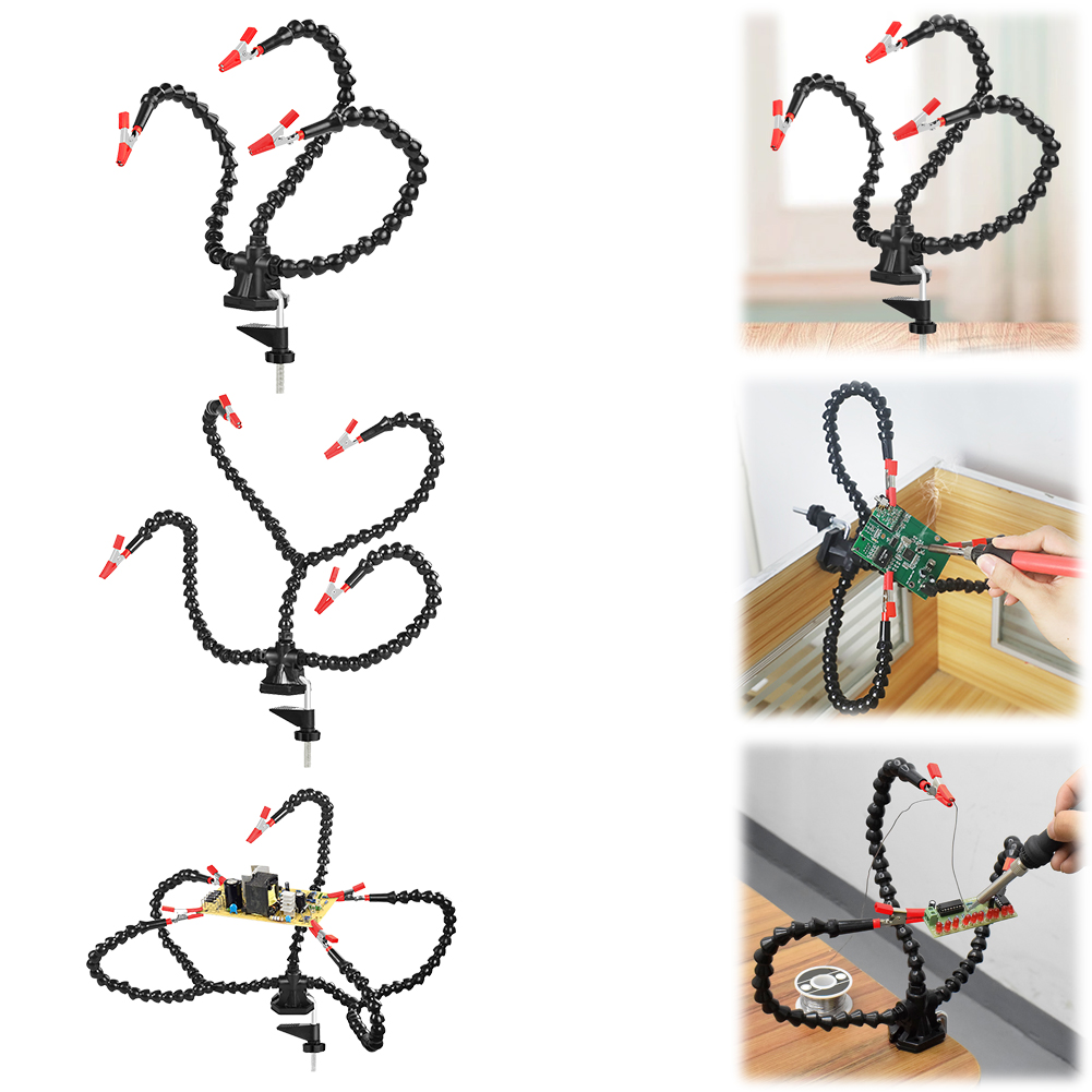 Pcb Holder Clamp - Desk Clamp Soldering Third Hand Tool