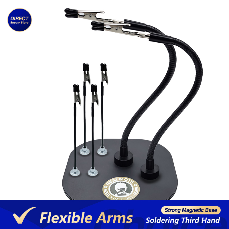 Pcb Holder Clamp - Soldering Third Hand with Strong Magnetic