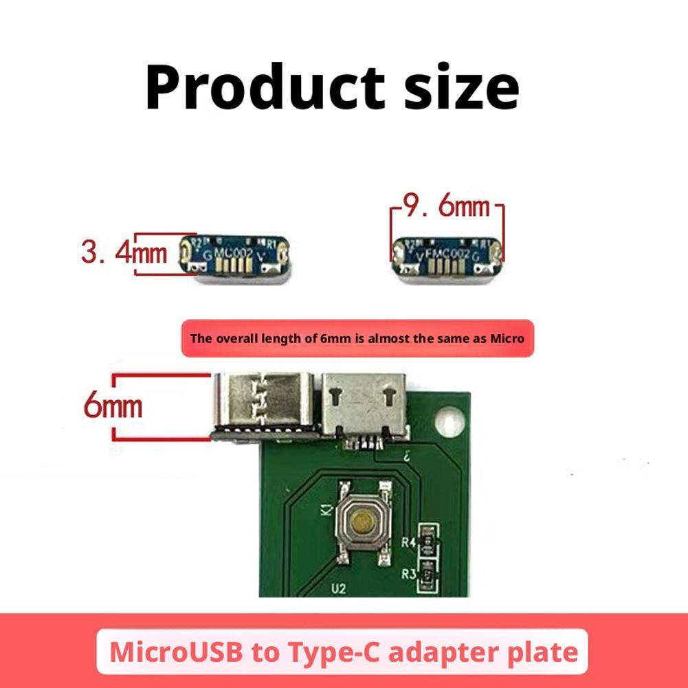 Pcb Holder Clamp - M85k MicroUSB To Type-C Adapter Board