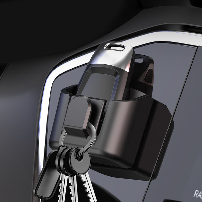 Back Cover Adhesive - Car Dashboard Key Storage Box Reusable