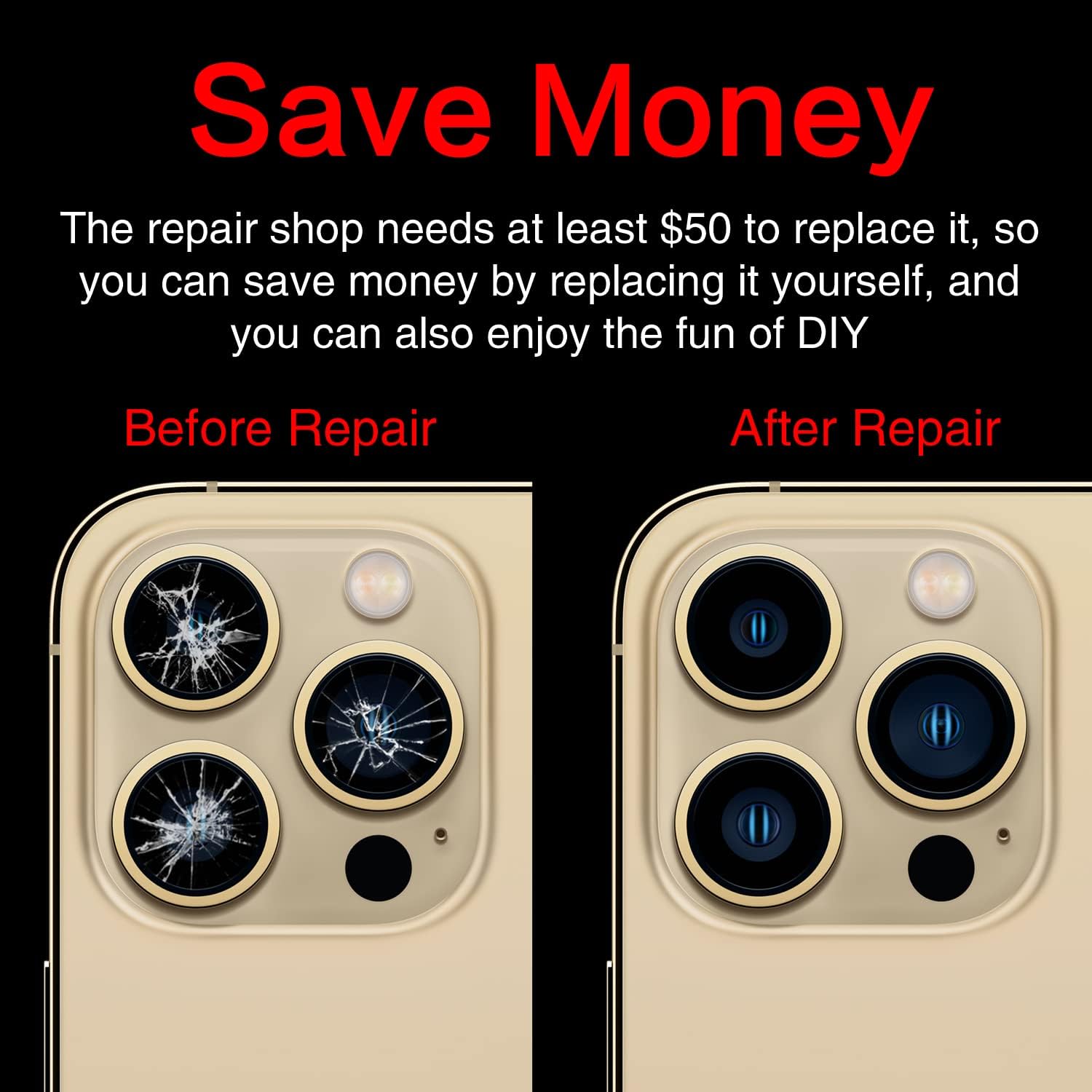 1 Set Back Camera Glass Lens w - Back Cover Adhesive recension och pris