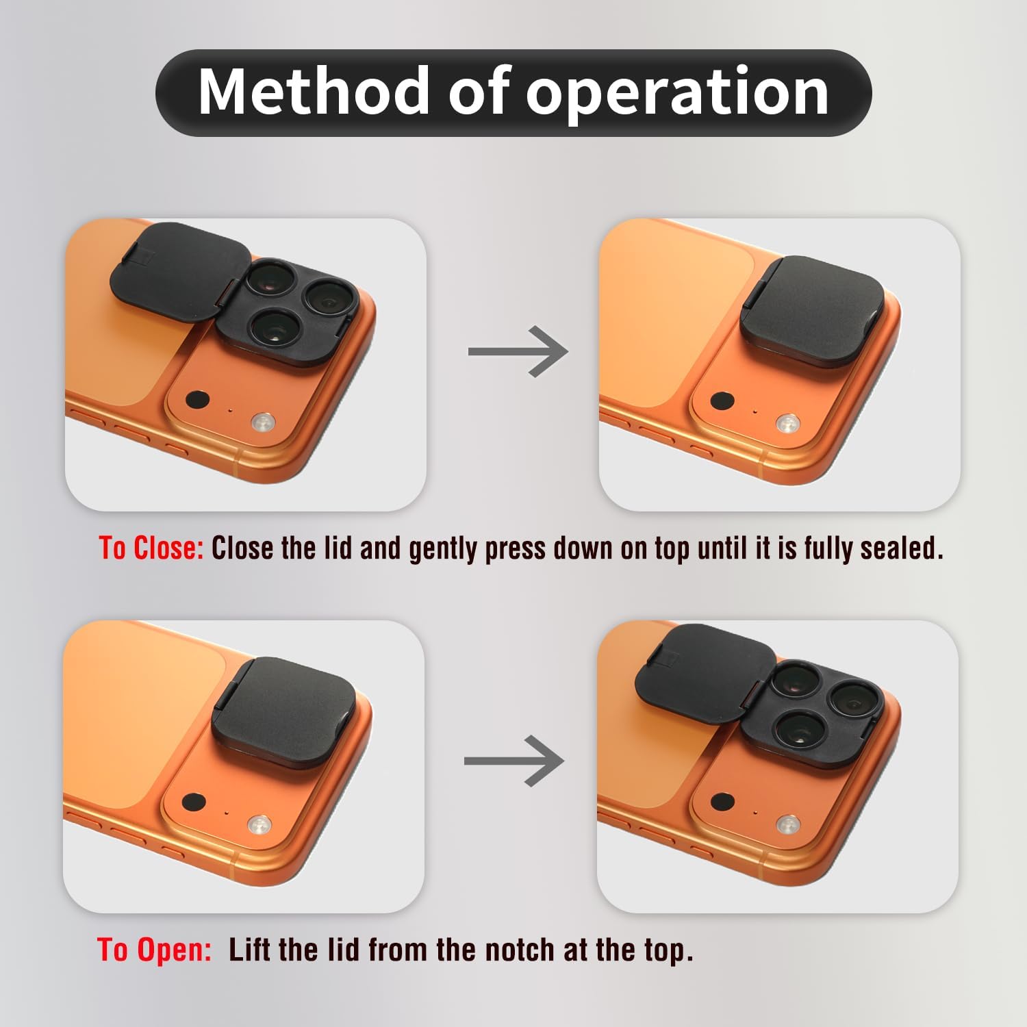 Phone Camera Lens Cover Privac - Back Cover Adhesive recension och pris