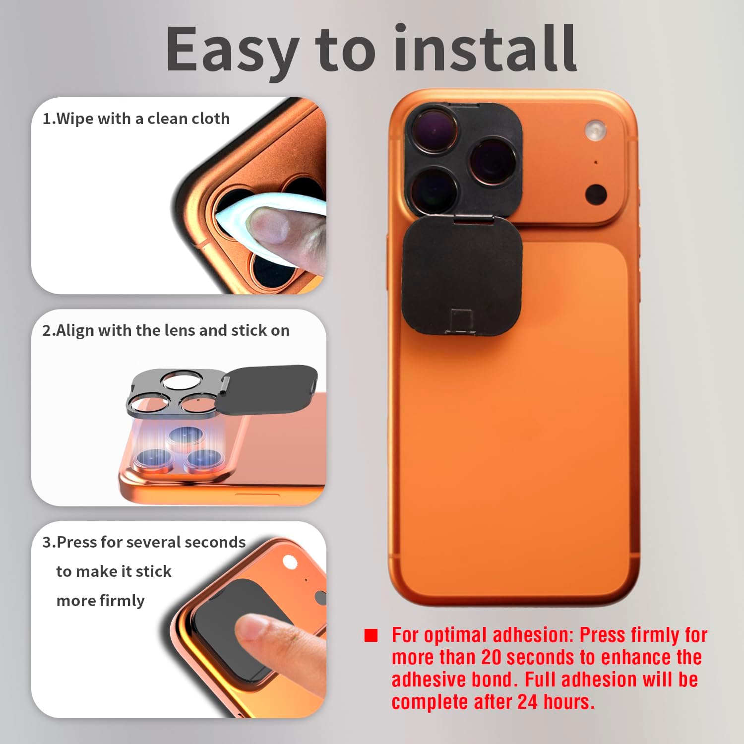 Phone Camera Lens Cover Privac - Back Cover Adhesive recension och pris