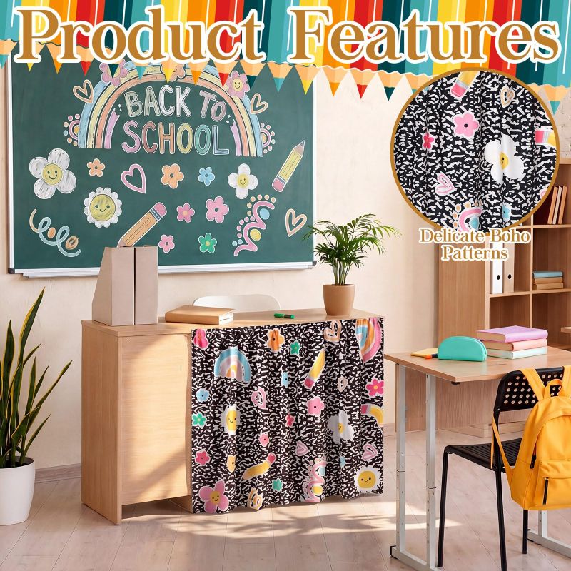 VIKAMA Back To School Cartoon  - Back Cover Adhesive recension och pris